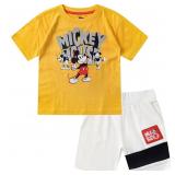 15-9C7 Disney Mickey Mouse Boys Short Sleeve...