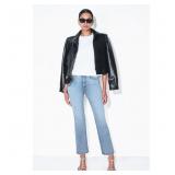 15-7C7 Breaux High-Rise Straight Ankle Jean...