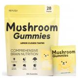 24-1B7 REYUQU Mushroom Gummies, 10,000 mg Lemon...
