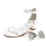 24-7A2 PATPAT Girls Sandal Heels with Removable...