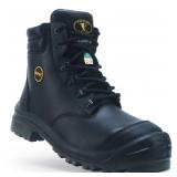 24-7A1 KPR Steel Toe Work Boots for Men, Black...
