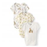 24-3B3 Baby Bunny Bodysuit 3-Pack up to 7LBS