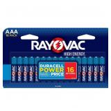 24-1B4 Rayovac High Energy AAA Batteries (16 Pack)
