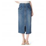 24-2D6 DO Women's Millie Zipper Front Denim...