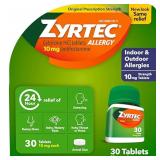 24-2C2 Zyrtec 24 Hr Allergy Relief Tablets, 10...