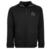 24-4C7 Blue 84 NHL Quilted Snap Sweatshirt,...