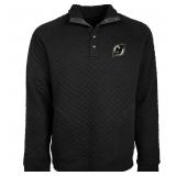 24-4C5 Blue 84 NHL Quilted Snap Sweatshirt,...