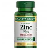 24-2B5 Natureï¿½s Bounty Zinc 50mg - 100 Caplets