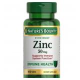 24-2B5 Natureï¿½s Bounty Zinc 50mg - 100 Caplets