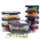 24-4A1 Borohouse Glass Food Storage Containers...