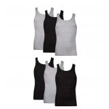 24-4D5 Hanes Men's Cotton Tagless Tank...