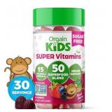 24-4B2 Orgain Kids Super Multivitamin Gummies -...