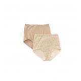 24-4D4 Bali Women's Cotton Light Control Briefs...
