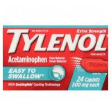 24-2C2 Tylenol Extra Strength Acetaminophen...