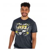 24-2D6 Blue 84 NBA T-Shirt - Utah Jazz, Heather...