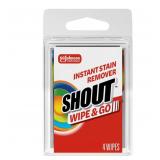 24-11C5 Shout Wipe & Go Travel Stain Remover - 4ct