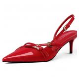 24-11A2 Mucccute Women's Pointed Toe Kitten...