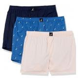 24-11C6 Nautica Men's Cotton Woven Boxers -...