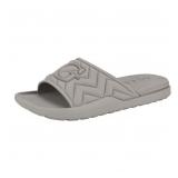 24-9A2 Guess Men's Moliano Slide, Light Grey...