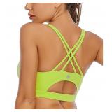 24-9C7 Sports Bras for Women,Padded Sports Bra