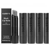 24-11B7 Harry's Black Lip Balm for Men - 5 Pack