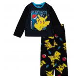 24-9C4 Pokï¿½mon Boys 2-Piece Pajama Set, Kids sz10