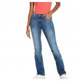 24-6D4 Aero Women's Mid Rise Bootcut Jean - Med...