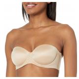 24-6D1 Bali One Smooth U Strapless Bra - Taupe,...