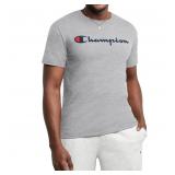 24-6D3 Champion Men's Classic Script T-Shirt -...