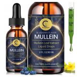 24-8B6 Mullein Leaf Extract Drops for Lungs 2...