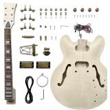 $230 DBL DIY Electric Guitar Kit,Semi-Hollow Body