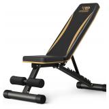 $60 FitGoods Adjustable Weight Bench - Heavy-Duty