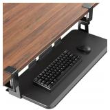 $63 HUANUO Metal Keyboard Tray, Ergonomic Clamp Mo