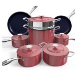 $250 Nuwave Lux 13pc Forged Lightweight Cookware S