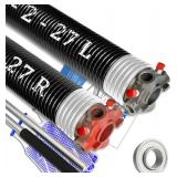 $104 Garage Door Torsion Spring Set, Pair of 2' El