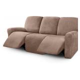 $60 ULTICOR Velvet 8-Pieces Recliner Sofa Covers S