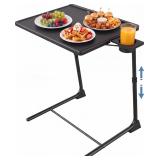 $34 HUANUO Adjustable TV Tray Table - TV Dinner Tr