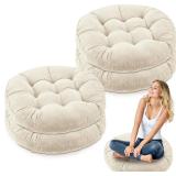 $61 Jerify Floor Pillow Cushions Large Round Squar