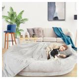 $91 Fvkind Human Dog Bed for Adults, 73'x56'x12' W