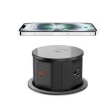 $65 Pop Up Outlet with 15W Wireless Charger, 4 AC