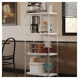 $190 4-Tier Industrial Bookshelf, Storage Bookcase