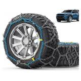 $100 Snow-Chains Easy Install Tire-Chains, One-Pul