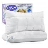 $100 Nuzzle Pillows Queen Size Set of 2 Adjustable