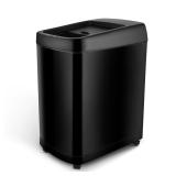 $66 Motion Sensor Trash Can with Roll Lid & Wheels