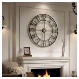 $72 Cuspin Large Wall Clock for Living Room Decor,