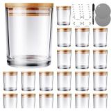 $33 20 PCS Candle Jars,Candle Jars with Lids,Candl
