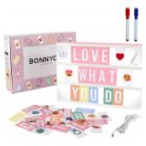 $18 BONNYCO Pink Cinema Light Box with 400 Letters