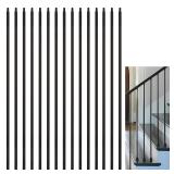 $42 15 Pcs Wrought Iron Balusters,1/2' x 44' Strai