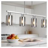 $64 4-Light Kitchen Island Lighting, Chrome Dining