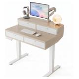 $100 HUANUO 32 X 20 inch Electric Standing Desk wi